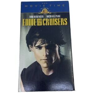 Eddie and the Cruisers VHS 1983 Movie Time MGM Tom Berenger Michael Paré‎ Tested